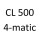 CL 500 4 matic 216 386 M 273 968 388 к.с. 2008-2013