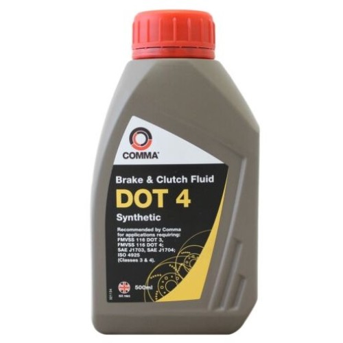 Спирачна течност Comma 0.5L DOT 4