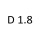 D 1.8 RTJ RTK 60 к.с. 1998-2002