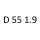 D 55 1.9 KCOD F8D 662 54 к.с. 1997-