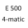 E 500 4-matic 211.083 M 113.967 306 к.с. 2003-2008