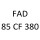 FAD 85 CF 380 XF 280 M 381 к.с. 1998-2000