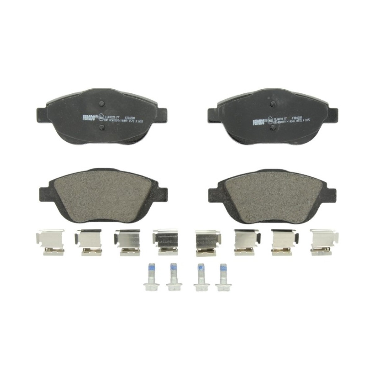 Предни накладки FDB4288 Citroen Opel Peugeot
