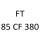 FT 85 CF 380 XF 250 M 381 к.с. 1998-2000