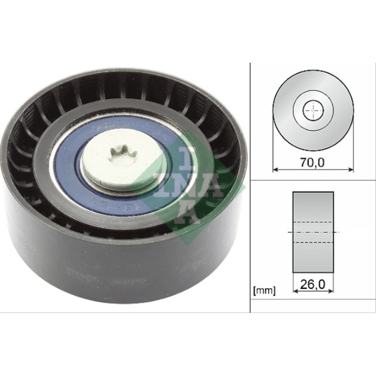Паразитна ролка 532 0595 10 Ssangyong Tata