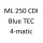 ML 250 CDI BlueTEC 4 matic 166 004 166 003 OM 651 960 204 к.с. 2011-2015