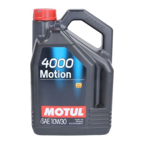Двигателно масло Motul 4000 MOTION 10W30 5L