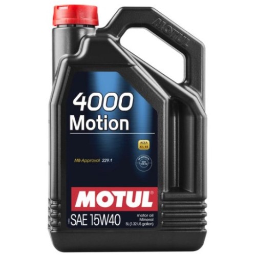 Двигателно масло Motul 4000 MOTION 15W40 4L
