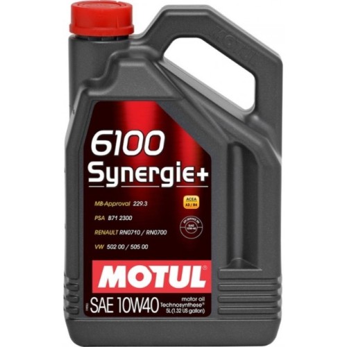 Двигателно масло Motul 6100 SYNERGIE+ 10W40 5L