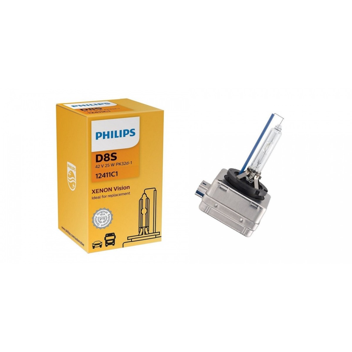 Крушка D8S Philips Vision 12411C1