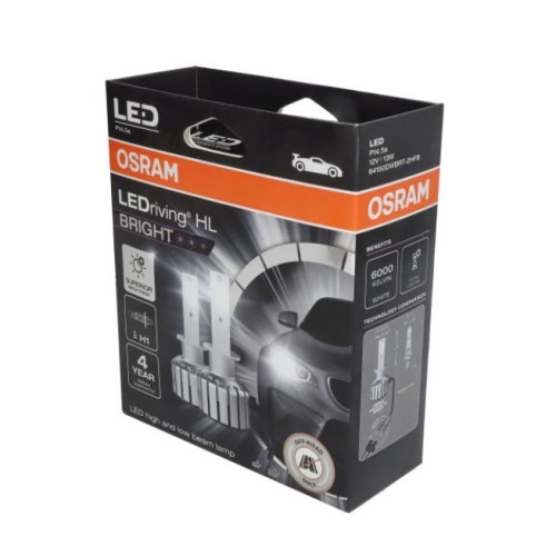 Крушка H1 Osram LEDriving HL BRIGHT 64150DWBRT-2HFB