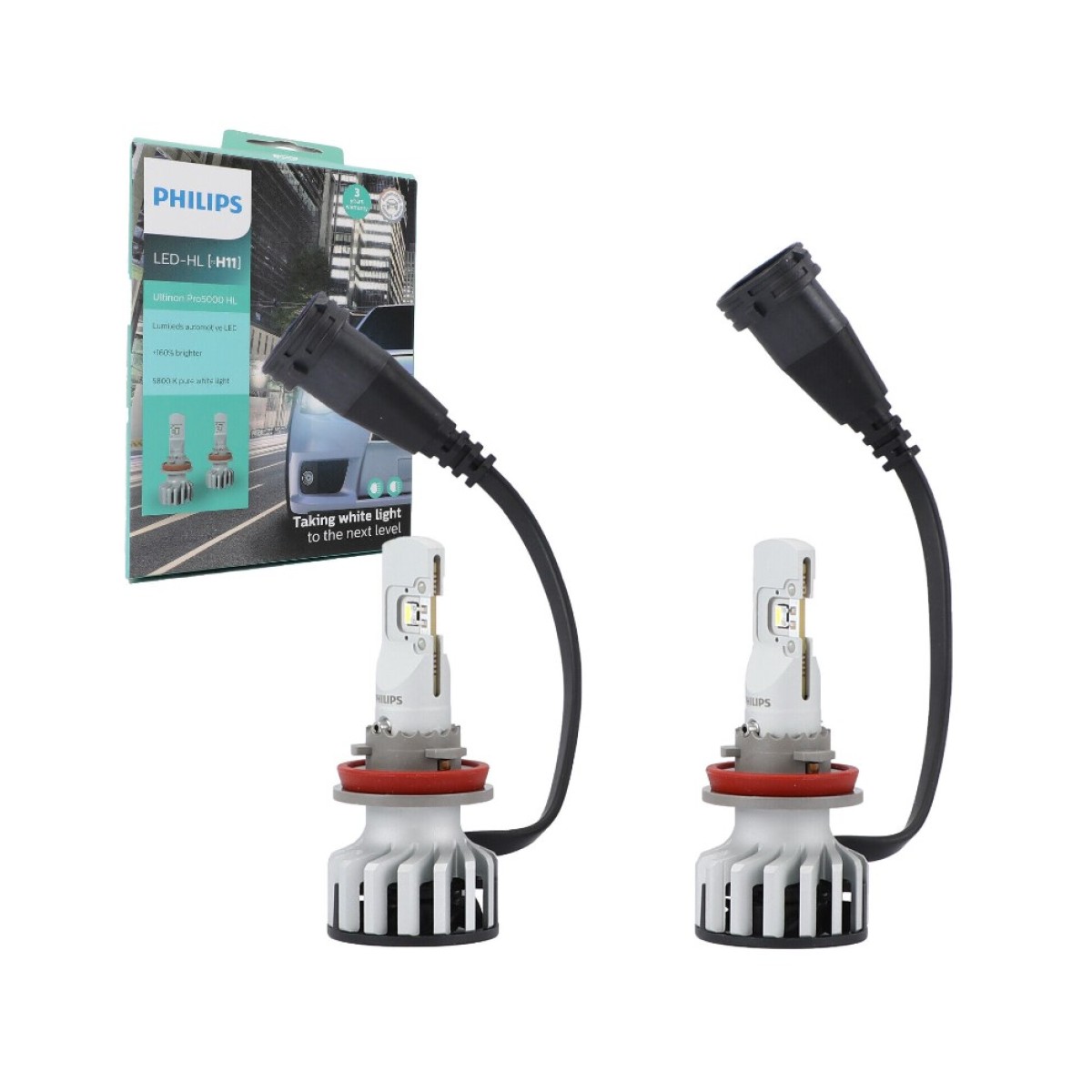 Крушка H11 Philips Ultinon Pro5000 HL 11362U50CWX2
