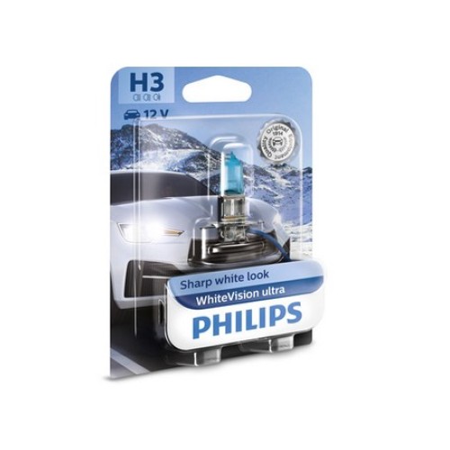 Крушка H3 Philips White Vision Ultra 12336WVUB1