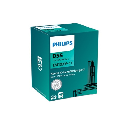 Крушка D5S Philips X-treme Vision gen2 12410XV+C1