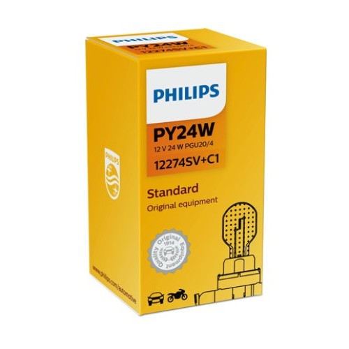 Крушка PY24W Philips Vision 12274SV+C1