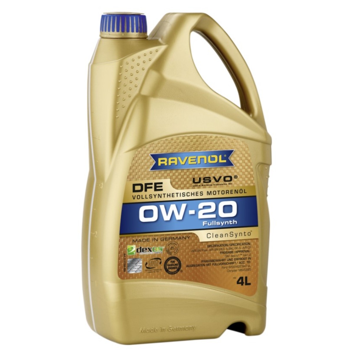 Двигателно масло Ravenol DFE 0W20 4L