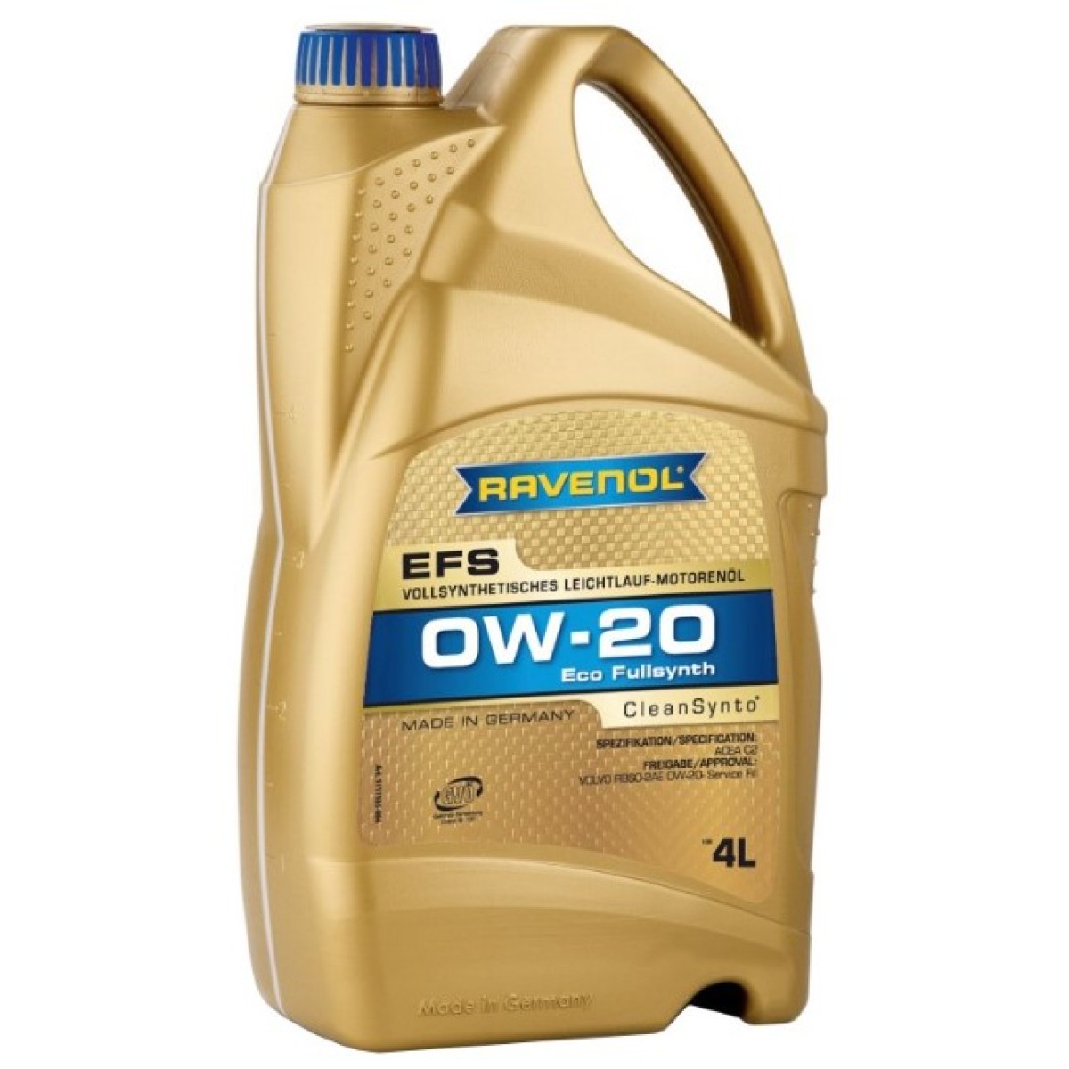 Двигателно масло Ravenol EFS Eco Fullsynth 0W20 4L