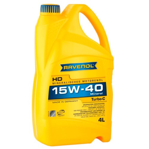 Двигателно масло Ravenol Turbo-C HD-C 15W40 4L