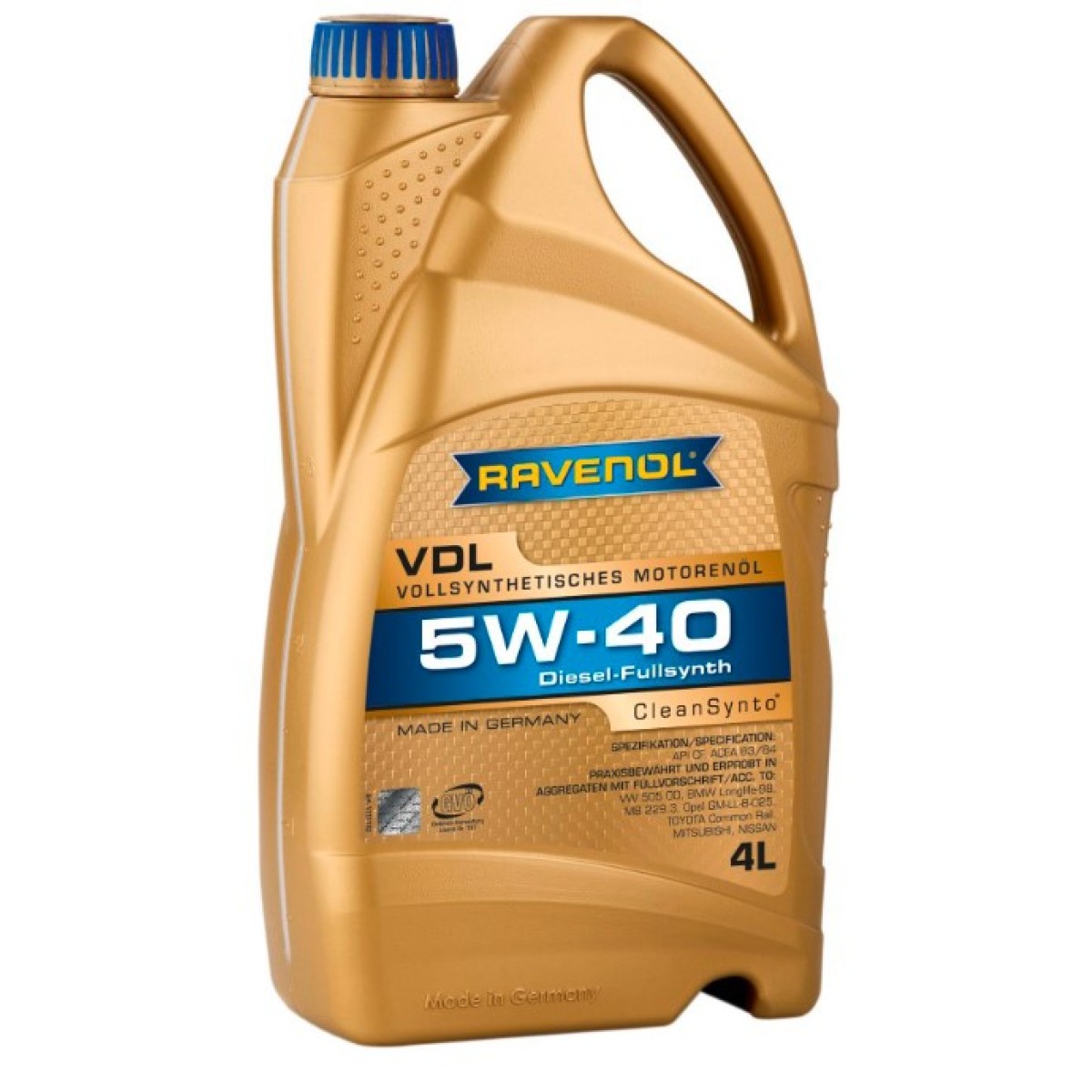 Двигателно масло Ravenol VDL 5W40 4L