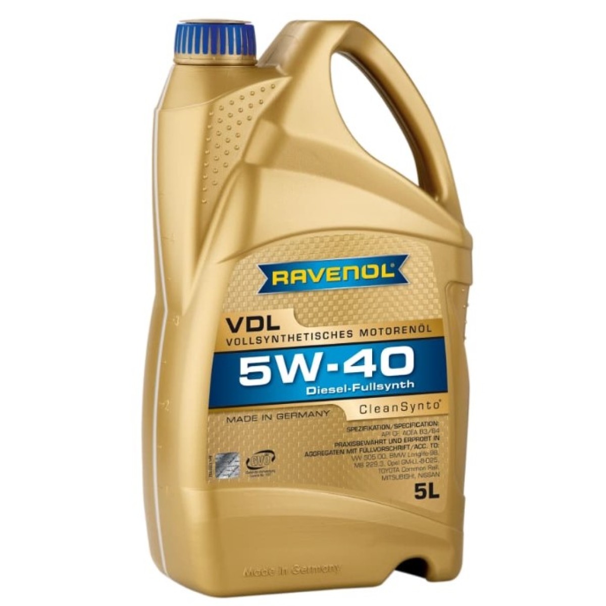 Двигателно масло Ravenol VDL 5W40 5L