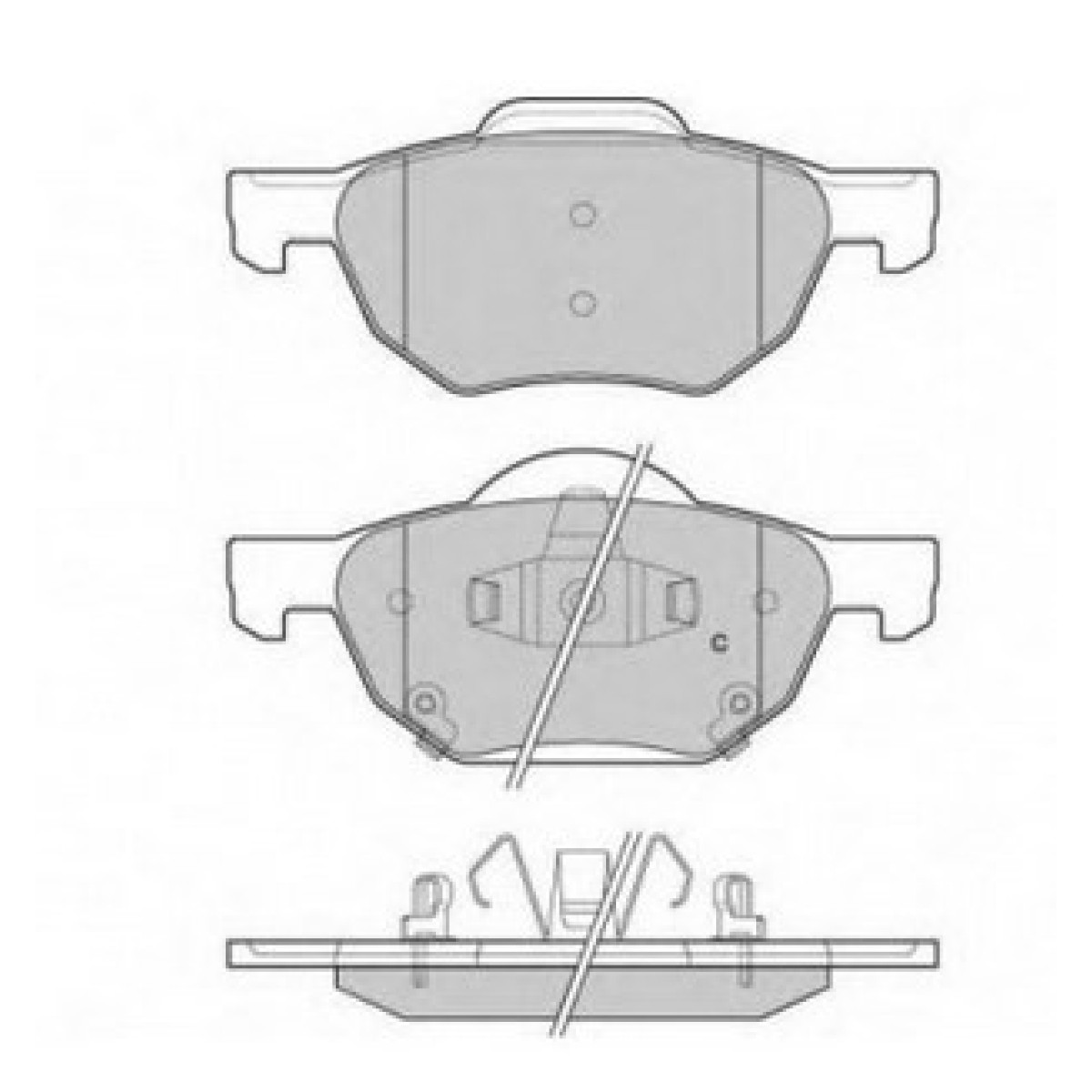 Предни накладки 1068.02 Honda Accord