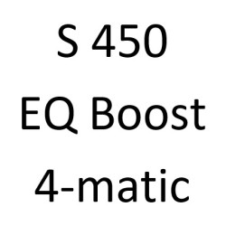 S 450 EQ Boost 4 matic 222 059 222 159 M 256 930 367 к.с. 2017-
