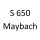 S 650 Maybach 222 980 M 279 980 630 к.с. 2017-