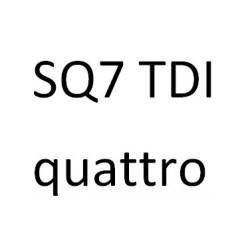 SQ7 TDI quattro CZAC DMVA 435 к.с. 2016-2019