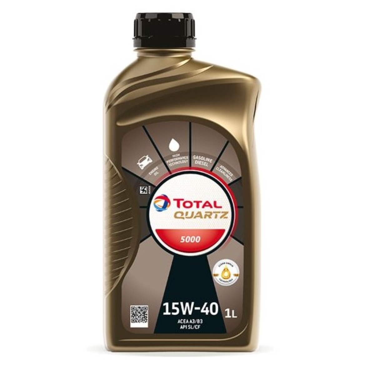 Двигателно масло Total Quartz 5000 15W40 1L