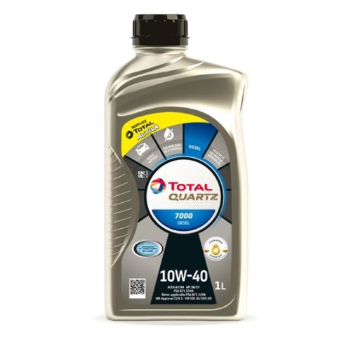 Двигателно масло Total Quartz 7000 DIESEL 10W40 1L