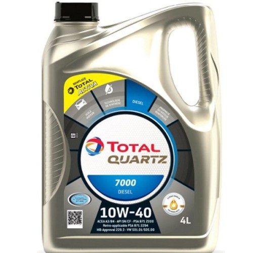 Двигателно масло Total Quartz 7000 DIESEL 10W40 4L