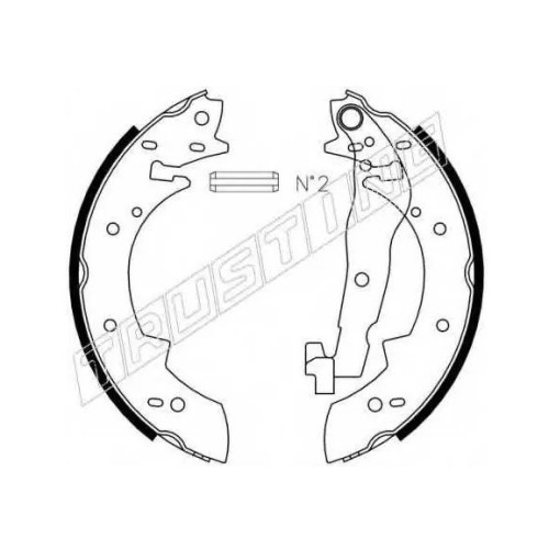 Спирачни челюсти 019.024 Bmw Suzuki Volvo Peugeot