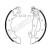 Спирачни челюсти 019.024 Bmw Suzuki Volvo Peugeot