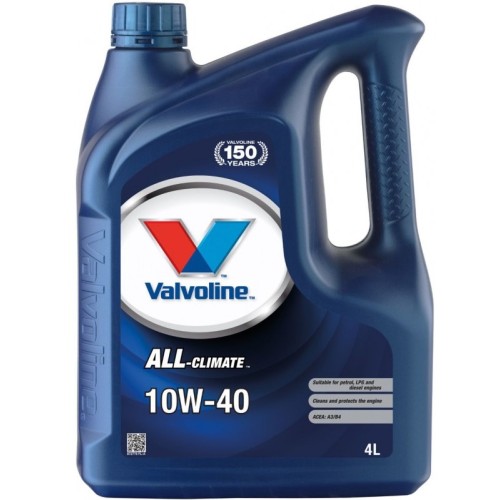 Двигателно масло Valvoline ALL CLIMATE 10W40 4L