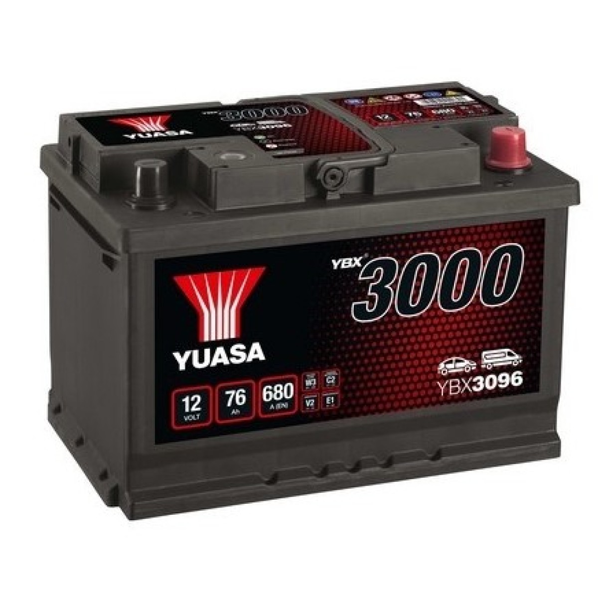 Акумулатор YUASA YBX3096 76 Ah